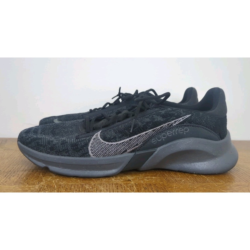 Nike Training SuperRep Go 3 Trainers - Triple Black Men's Sz 14 New Without Box